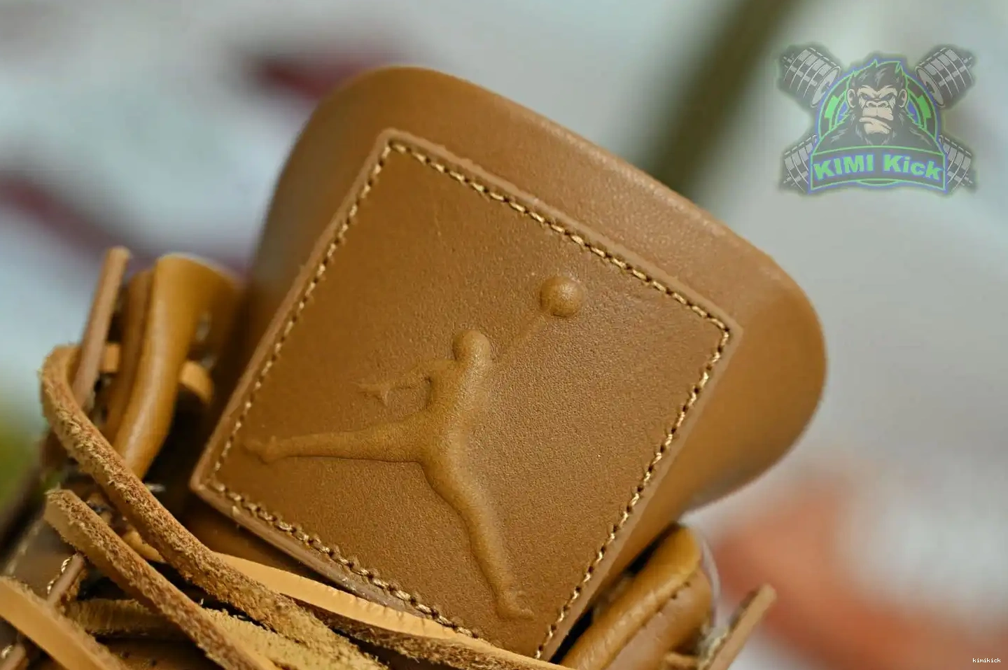 Jordan Air 4 wheat Jordan Kimikick ginger retro 0425